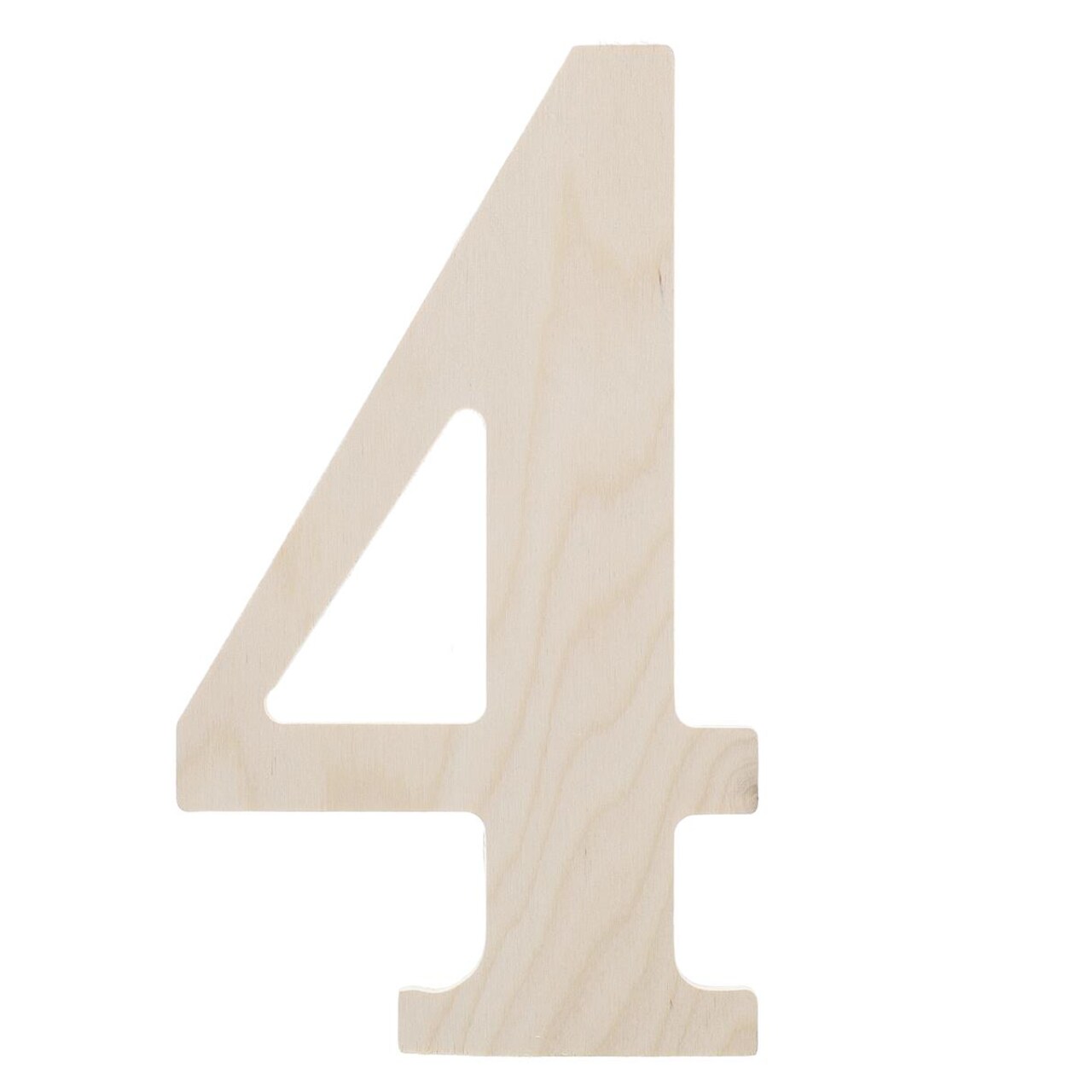 Good Wood by Leisure Arts Letter 9.5" No 4, Wooden Letters, Wood Letters, Wooden Letters Wall Decor, Large Wooden Letters, Wooden Letters 9.5 Inch, Small Wooden Letters for Crafts